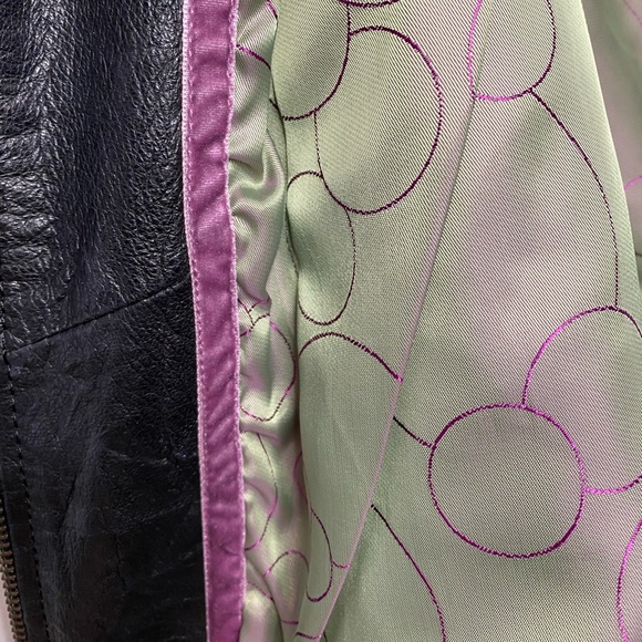 Danier Leather Black Jacket XL Like New - Picture 8 of 10